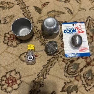 Stainless Steel Tea Ball Infuser Set